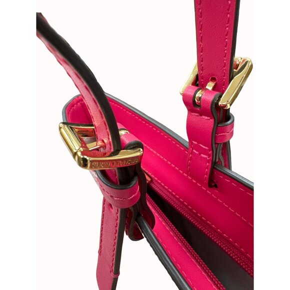 Michael Kors red women’s leather handbag purse clutch medium new SKU 4424 - Picture 4 of 16